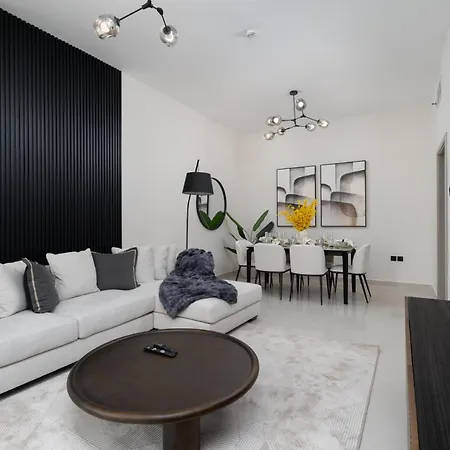 Nasma Luxury Stays - Elevated Comfort & Style In A 24Th Floor Apartment Dubai Esterno foto