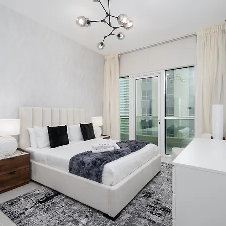 Nasma Luxury Stays - Elevated Comfort & Style In A 24Th Floor Apartment Dubai Esterno foto