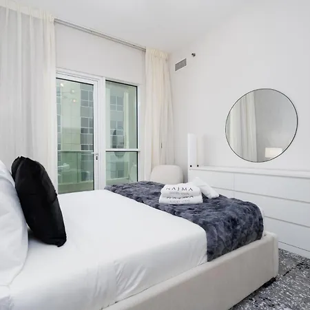 Nasma Luxury Stays - Elevated Comfort & Style In A 24Th Floor Apartment Dubai Esterno foto